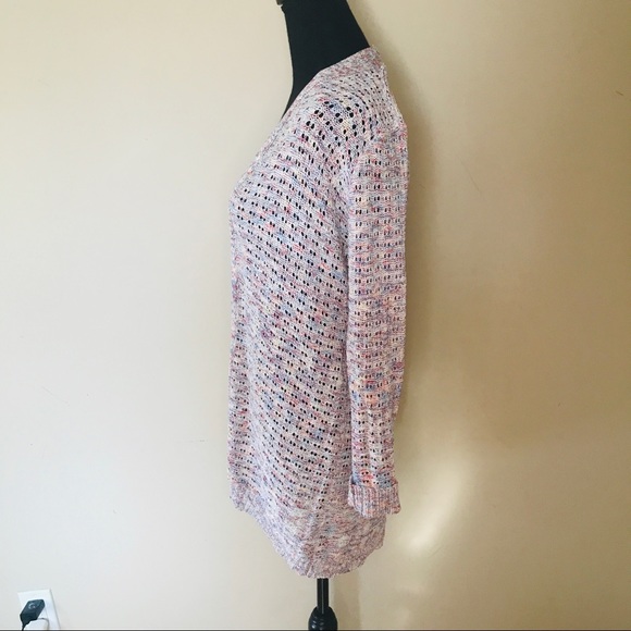 NWT Rainbow Knit Cardigan Sweater Size S - Picture 4 of 12